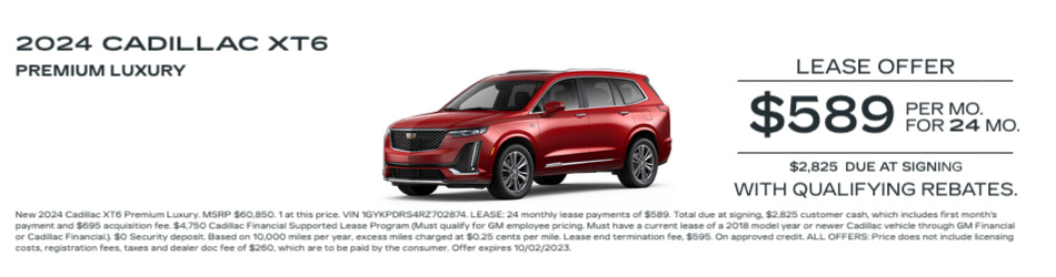 New Cadillac XT6 For Sale & Lease | Suburban Cadillac of Ann Arbor
