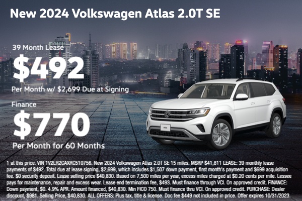 Volkswagen Model Specials and Offers | Volkswagen of Moon Township