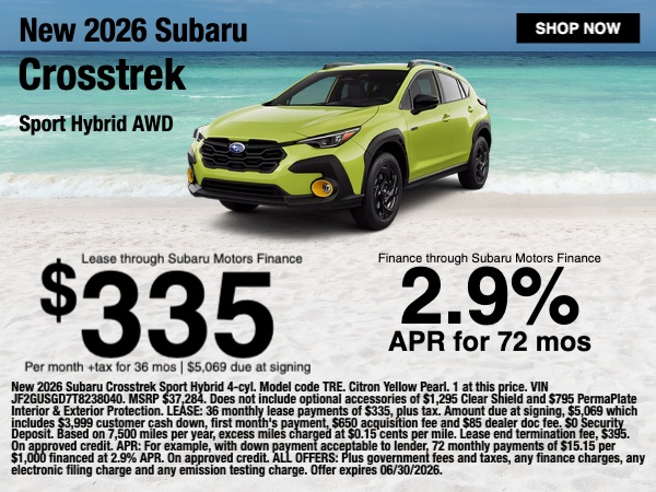 Subaru Crosstrek Sport Hybrid