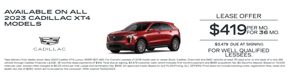 New Cadillac XT4 For Sale & Lease | Suburban Cadillac of Plymouth
